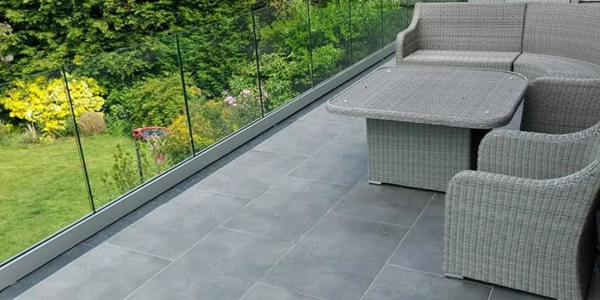 Grey Porcelain Paving Tiles (Dusk Grey Dusk) - Vitripiazza Vitrified  Porcelain Paving