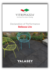 Declaration of Performance Guide Cover For Vitripiazza Vitrified Paving Bellezza