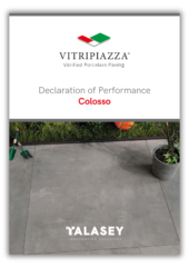 Declaration of Performance Guide Cover For Vitripiazza Vitrified Paving Colosso