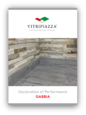 Declaration of Performance Guide Cover For Vitripiazza Vitrified Paving Gabbia