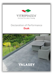 Declaration of Performance Guide Cover For Vitripiazza Vitrified Paving Dusk