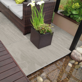 Luxury Garden Cava Stone Kandla Grey Seating with Water Feature