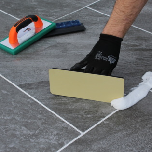 Grout installation image